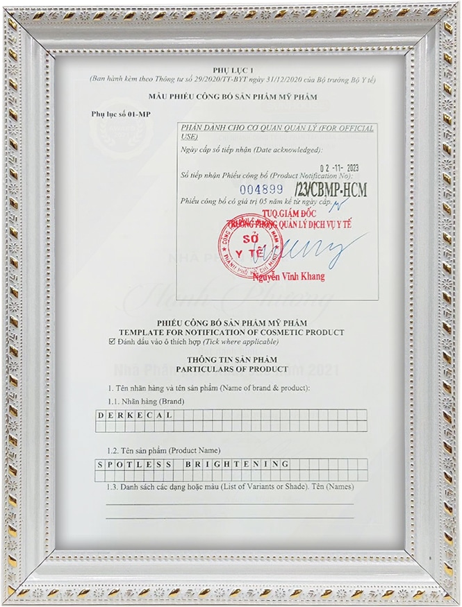 Mỹ phẩm điều trị nám - Derkecal