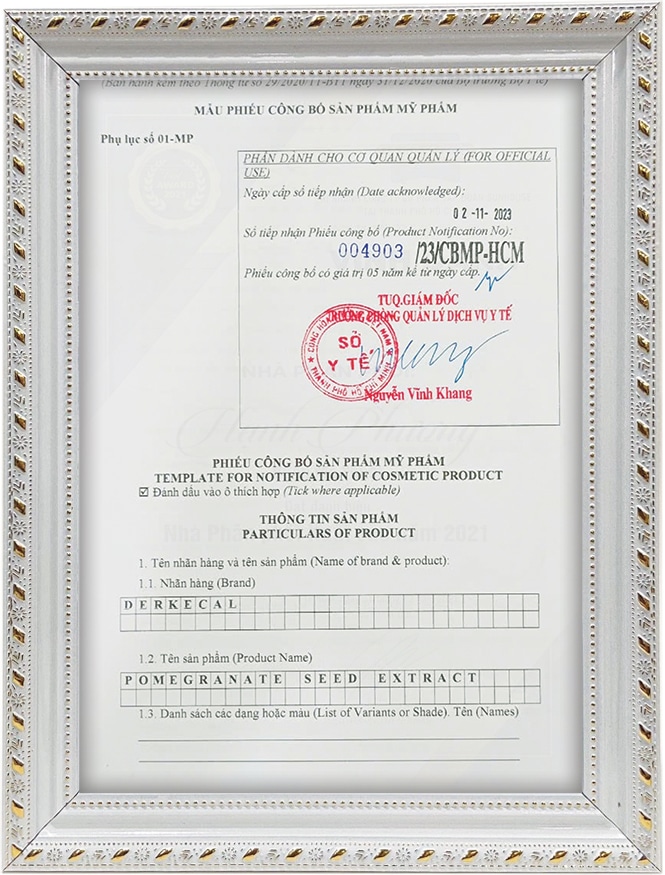 Mỹ phẩm điều trị Nám Derkecal