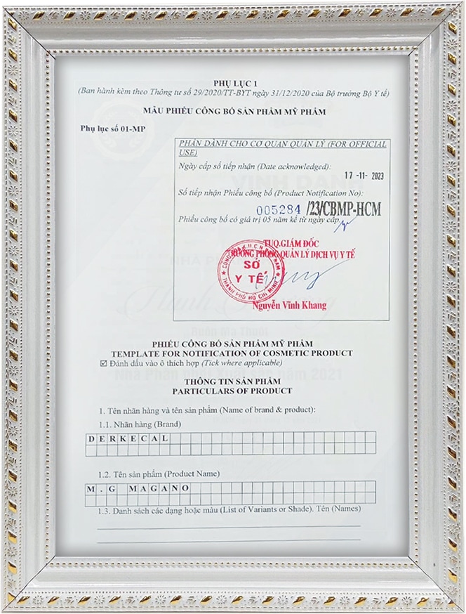 Mỹ phẩm điều trị nám - Derkecal