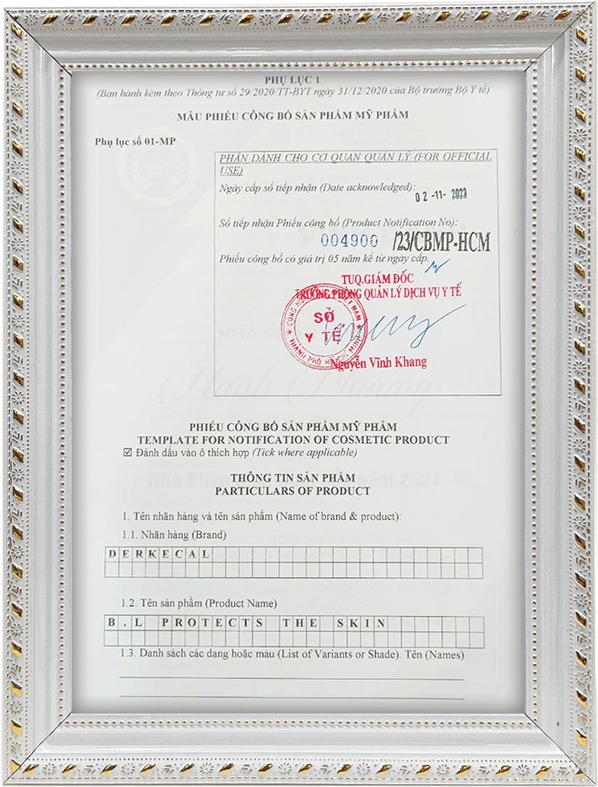 Mỹ phẩm điều trị nám Derkecal