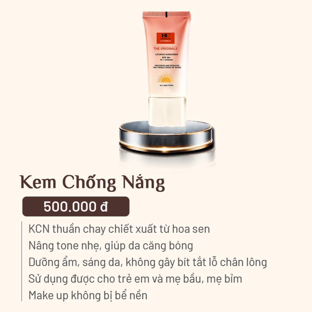 Kem chống nắng Derkecal